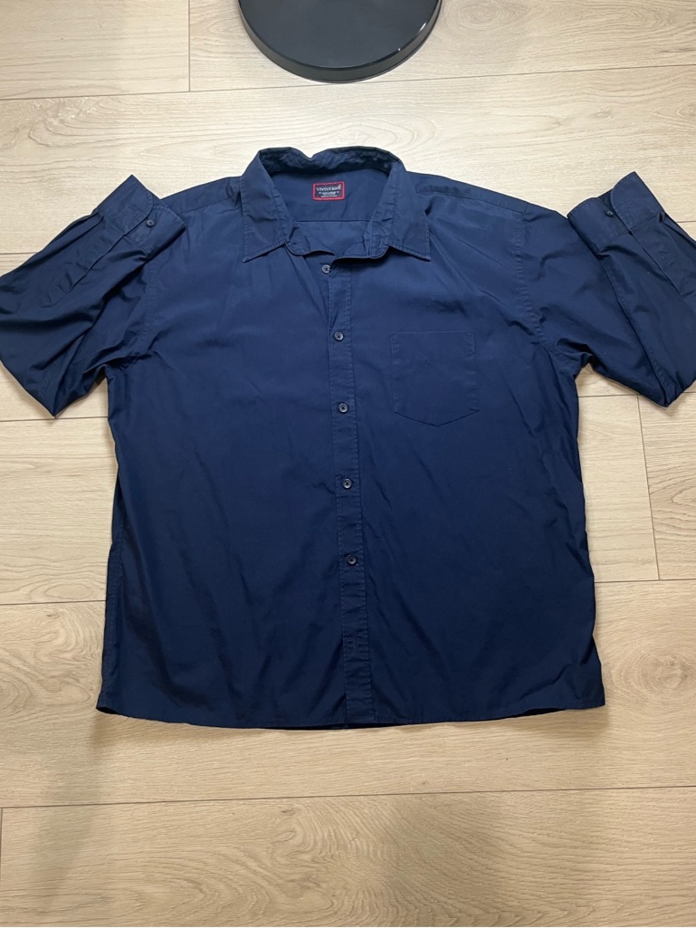 Untuckit Navy Button-Up Men's Shirt - Classic Long Sleeve XXXL